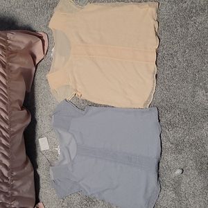 Brand new LC Lauren Conrad tops peach and blue size xl